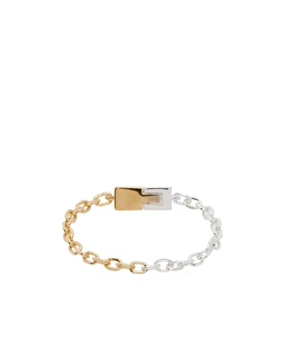 Bottega Veneta Chain Ring In Nude