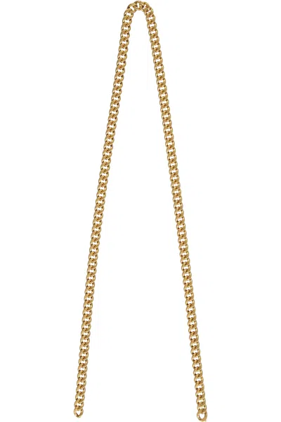 Bottega Veneta Chain Shoulder Strap In Gold