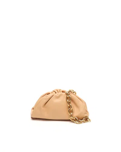 Bottega Veneta Chain The Pouch Bag In Blue