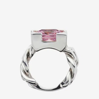Bottega Veneta Chain-motif Sterling Silver Ring