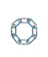 Bottega Veneta Chains Sterling-silver Bracelet In Blue