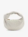 Bottega Veneta Womens Chalk Mini Jodie Intrecciato Leather Top-handle Bag In Chalk