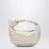 Bottega Veneta Womens Chalk Mini Jodie Intrecciato Leather Top-handle Bag In White