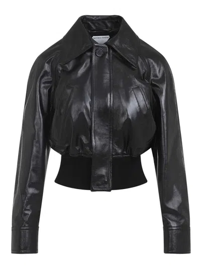 Bottega Veneta Chaqueta Bomber - Negro