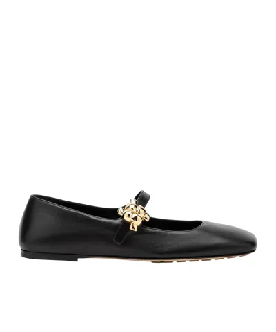 Bottega Veneta Charlotte Ballet Flats In Black