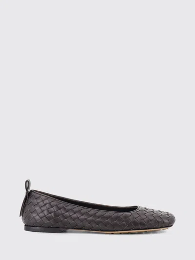 Bottega Veneta Charlotte Woven Lambskin Square-toe Ballet Flats In Red