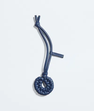 Bottega Veneta Seashell Knot Charm In Brown