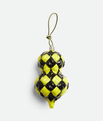 Bottega Veneta Kariertes Dekor In Yellow/black