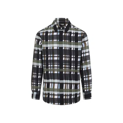 BOTTEGA VENETA BOTTEGA VENETA COTTON CHECK SHIRT MEN