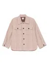 Bottega Veneta Checked Viscose Shirt Featuring Pockets