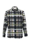 Bottega Veneta Checked Collar Shirt Long Sleeves In Multi