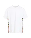 Bottega Veneta Checkered Tshirt Made Of Soft Cotton Jersey In White
