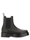 Bottega Veneta Torino Chelsea Ankle Boot Black In Black