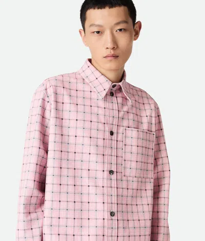 BOTTEGA VENETA CHEMISE EN CUIR IMPRIMÉ