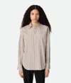 Bottega Veneta Women Shirt Bold Stripe Cotton Poplin In Multi