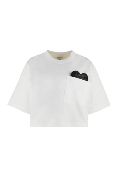 Bottega Veneta Chest Pocket Cotton T-shirt In White