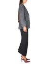 Bottega Veneta Chevron Pattern Wool Jacket In Multicolor