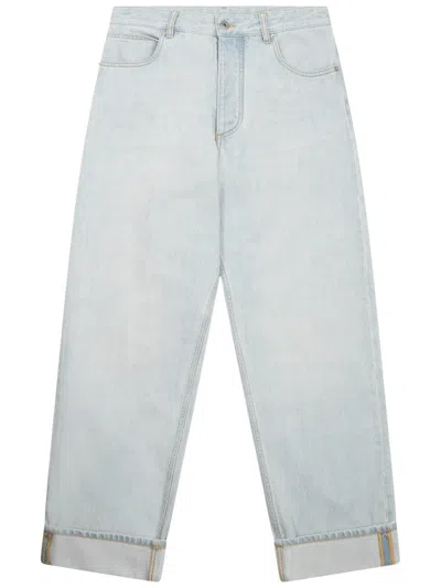 Bottega Veneta Chic Trousers For Women - Ss25 Collection In Blue