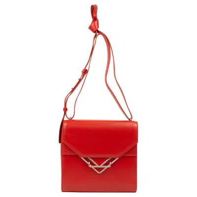 Pre-owned Bottega Veneta Chili Clip Shoulder Bag 'red'