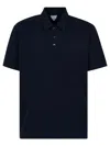 Bottega Veneta Navy Blue Cotton Polo