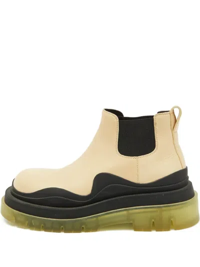 Pre-owned Bottega Veneta Chunky Sole Chelsea Boots