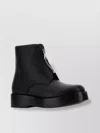 Bottega Veneta Chunky Sole Round Toe Ankle Boots