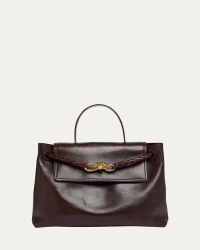 Bottega Veneta Ciao Ciao Medium Distressed Leather Top-handle Bag