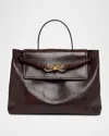 Bottega Veneta Ciao Ciao Medium Distressed Leather Top-handle Bag In Brown
