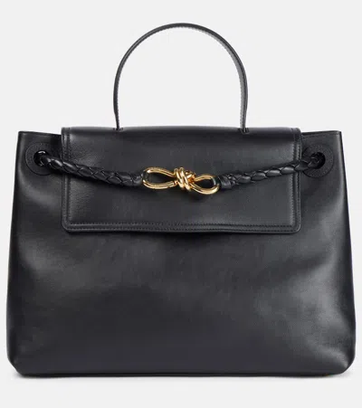 BOTTEGA VENETA CIAO CIAO MEDIUM LEATHER TOTE BAG