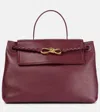 Bottega Veneta Ciao Ciao Medium Leather Tote Bag In Burgundy