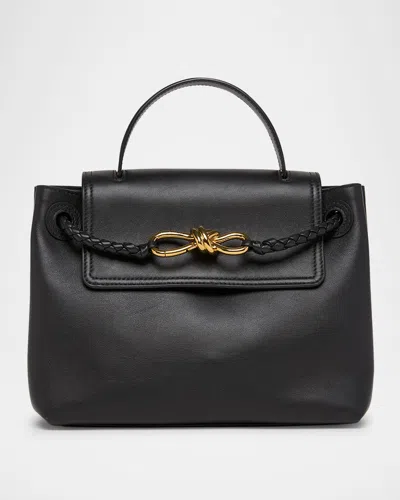Bottega Veneta Ciao Ciao Small Calfskin Leather Crossbody Bag In Black