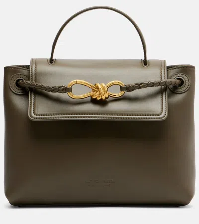 Bottega Veneta Ciao Ciao Small Leather Tote Bag In Green