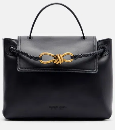 Bottega Veneta Ciao Ciao Small Leather Tote Bag In Black