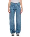 Bottega Veneta Mid Blue Denim Straight Jeans In Blue