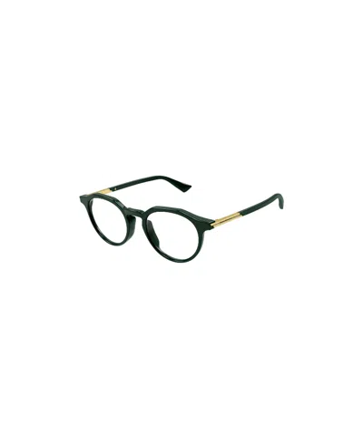 Bottega Veneta Circular Flat Mirror In Green