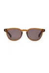 Bottega Veneta Circular Sunglasses In Brown