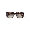 Bottega Veneta Classic Acetate Square Eyeglasses In Multi