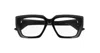 Bottega Veneta Classic Acetate Square Eyeglasses In Black