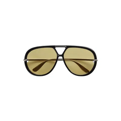 Bottega Veneta Classic Aviator Sunglasses In Black