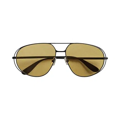 Pre-owned Bottega Veneta Classic Aviator Sunglasses 'black/yellow' | Men's Size Onesize