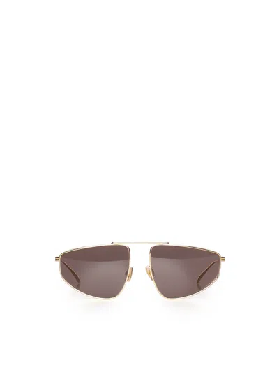 Bottega Veneta Classic Aviator Sunglasses In Brown