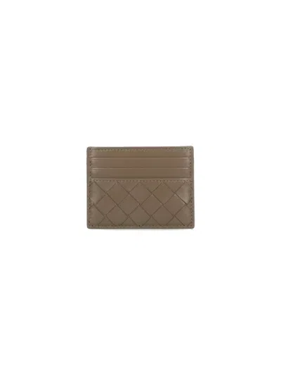 Bottega Veneta Classic Card Holder In Green