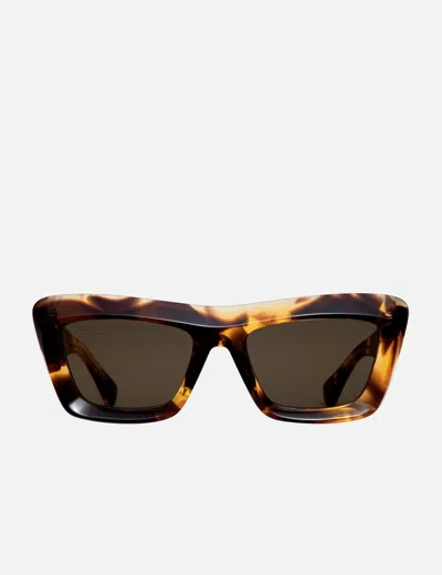 Bottega Veneta Classic Cat Eye Sunglasses In Brown