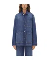 Bottega Veneta Classic-collar Denim Jacket In Blue