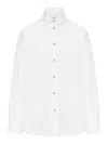 Bottega Veneta Classic Cotton Poplin Shirt In White