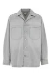 Bottega Veneta Denim Shirt In Gray
