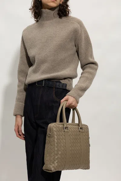 Bottega Veneta ‘classic Hidrology Medium' Shoulder Bag In Green
