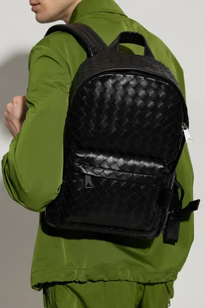 Bottega Veneta ‘classic Intrecciato Small' Backpack In Black
