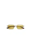 Bottega Veneta Classic Rectangular Sunglasses In Multi