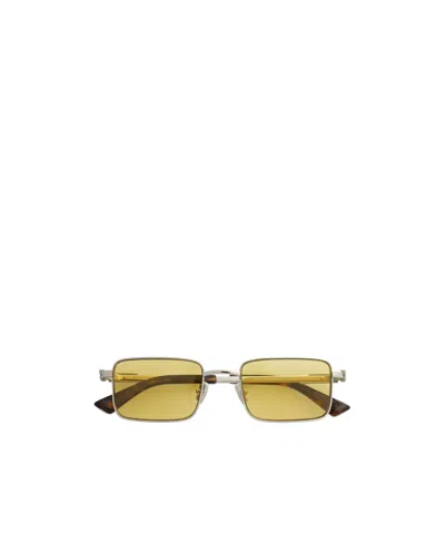 Bottega Veneta Classic Rectangular Sunglasses In Multi